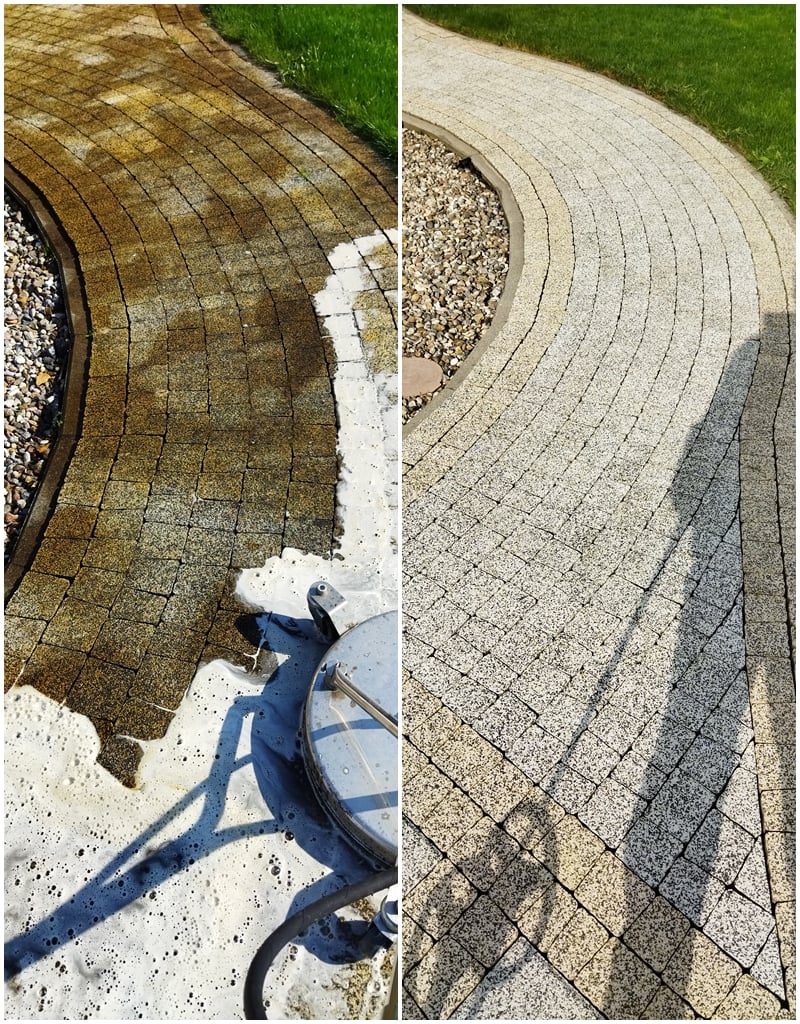 Czyszczenie kostki brukowej w Wieluniu i okolicach